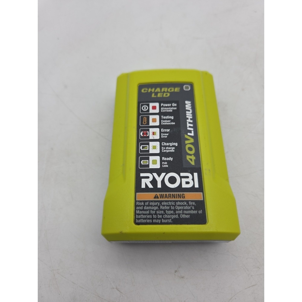 RYOBI OP404VNM 40V 40 Volt Lithium Ion Compact SLIM Battery Charger No Cord